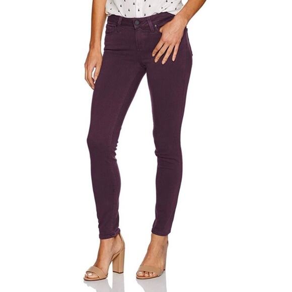 PAIGE Skyline Skinny Ankle Purple Jeans - Picture 1 of 10